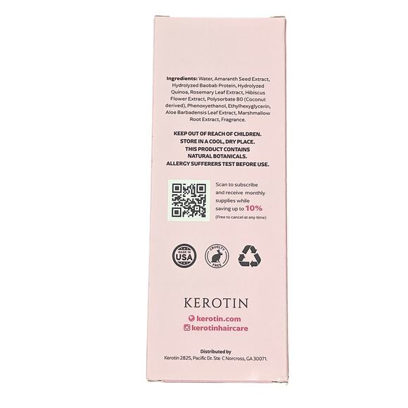 Kerotin Hair Thickening Spray with Keratin for Fine & Thin Hair - Picture 4 of 8
